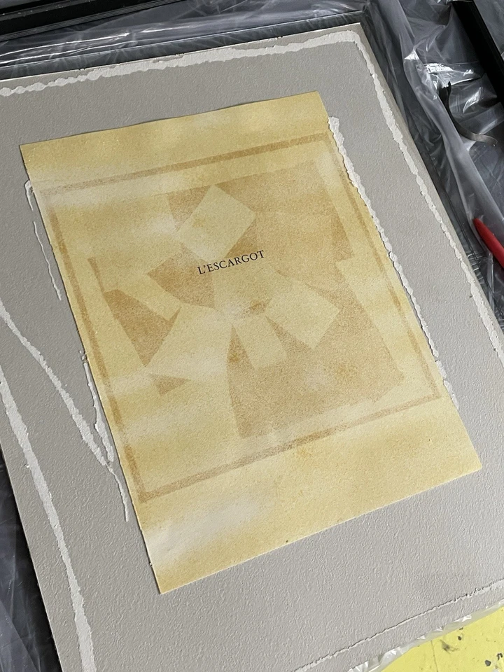 Impresión Henri Matisse 'L'escargot' El Caracol Original Verve Litografía 1958 Foto 2 de 4