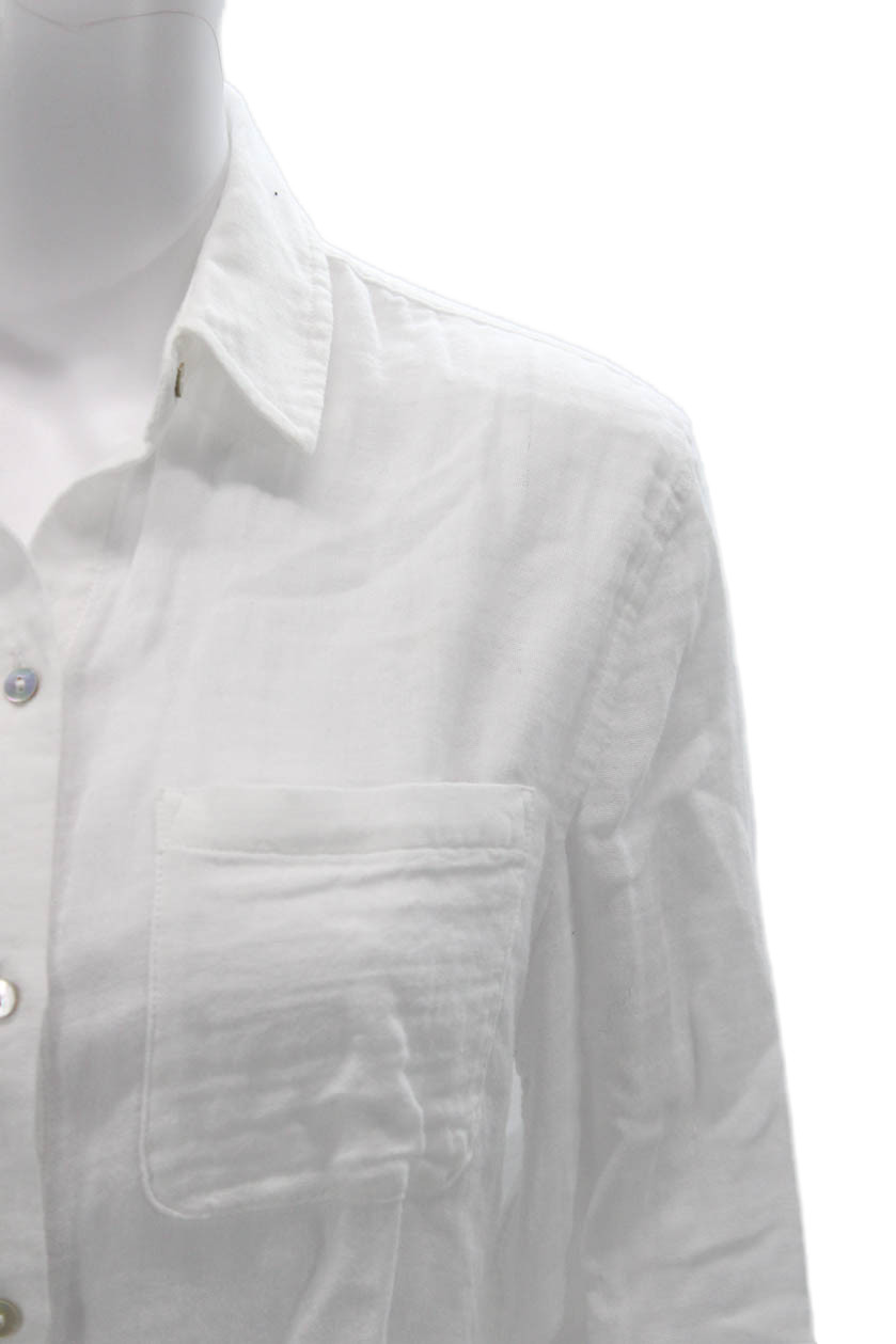 Rails Womens Basic Collared Button-Up Long Sleeve… - image 2