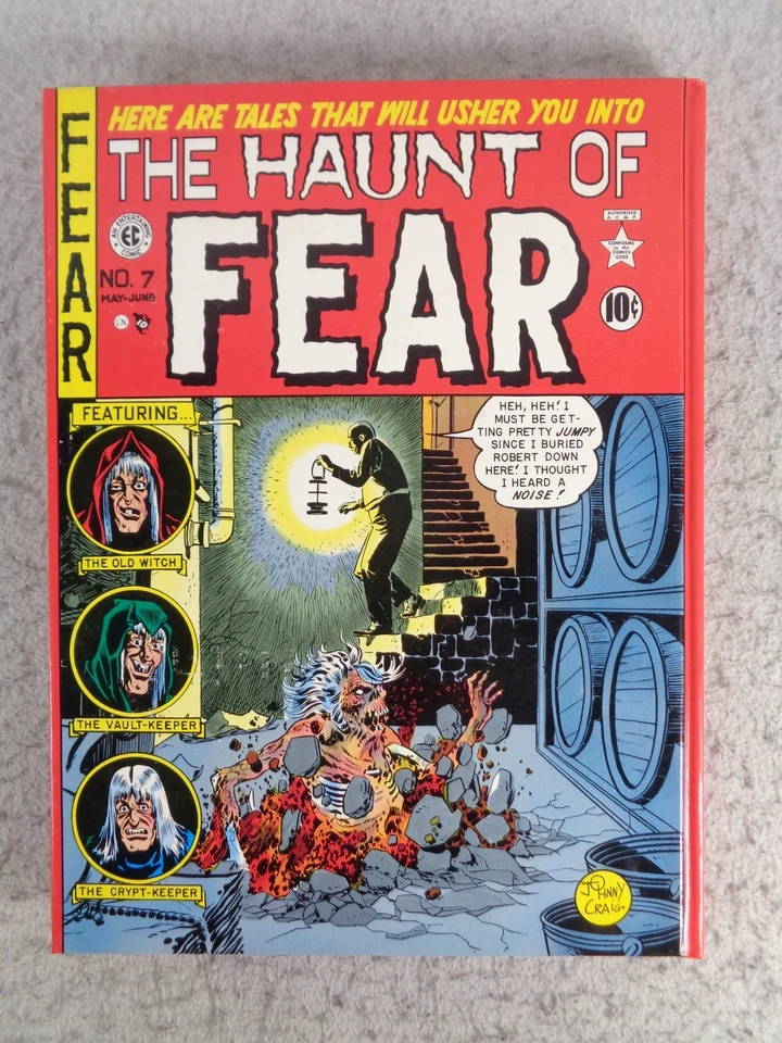 Haunt of Fear Vol 2 Gemstone EC Archives preto e branco reimpressão 7 8 9 10 11 HC livro - Imagem 2 de 4