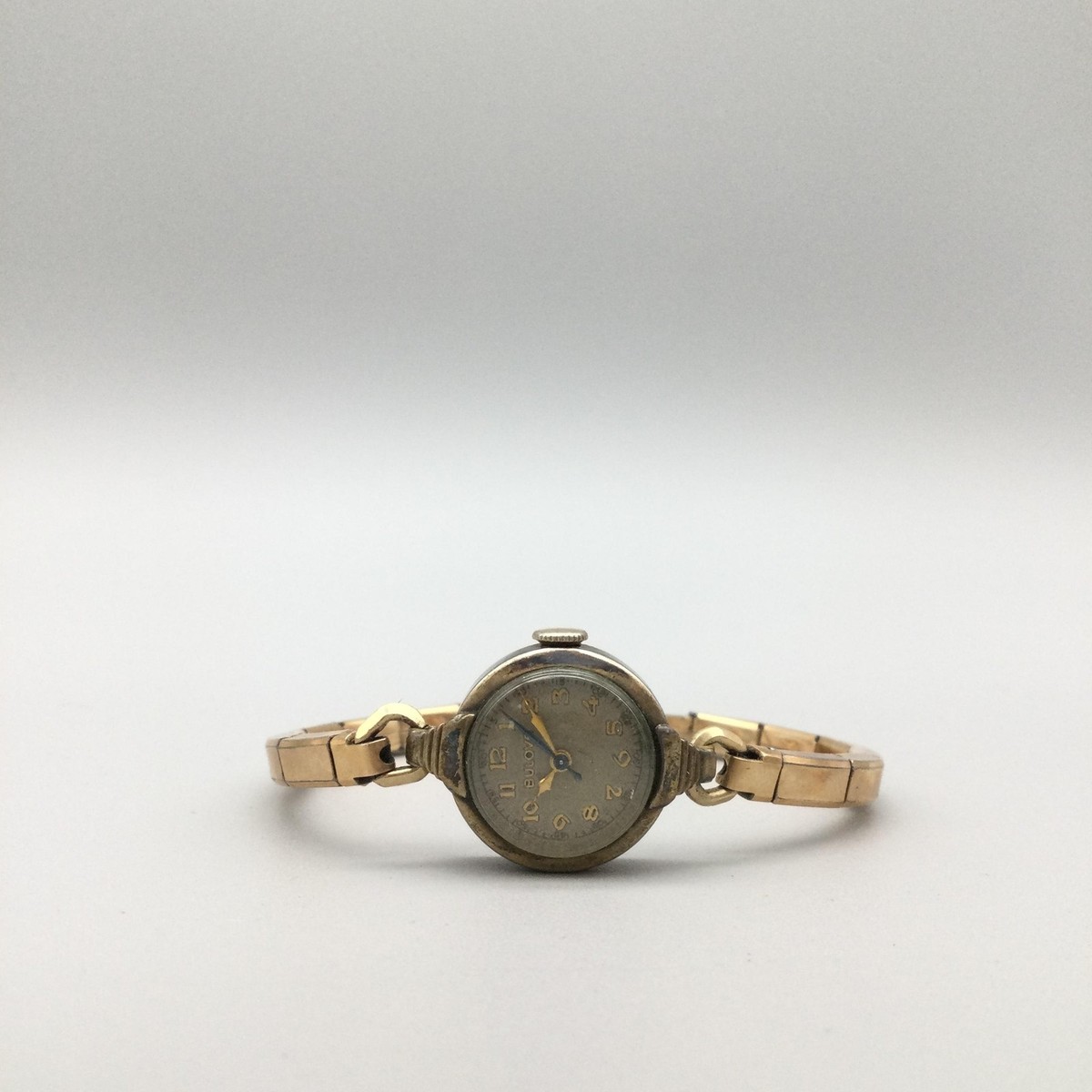 Vintage Bulova Womens Watch 18mm Cocktail 10K RGP 1964 Manual Wind 6\