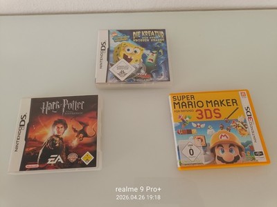 Super Mario Maker, Harry Potter und Spongebob für Nintendo 3DS