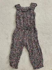 Floral Jumpsuit Separate Size S