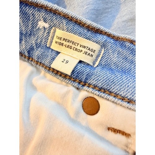 Jean corto Madewell The Perfect Vintage pierna ancha 29 lavado Hallstead - Imagen 7 de 7