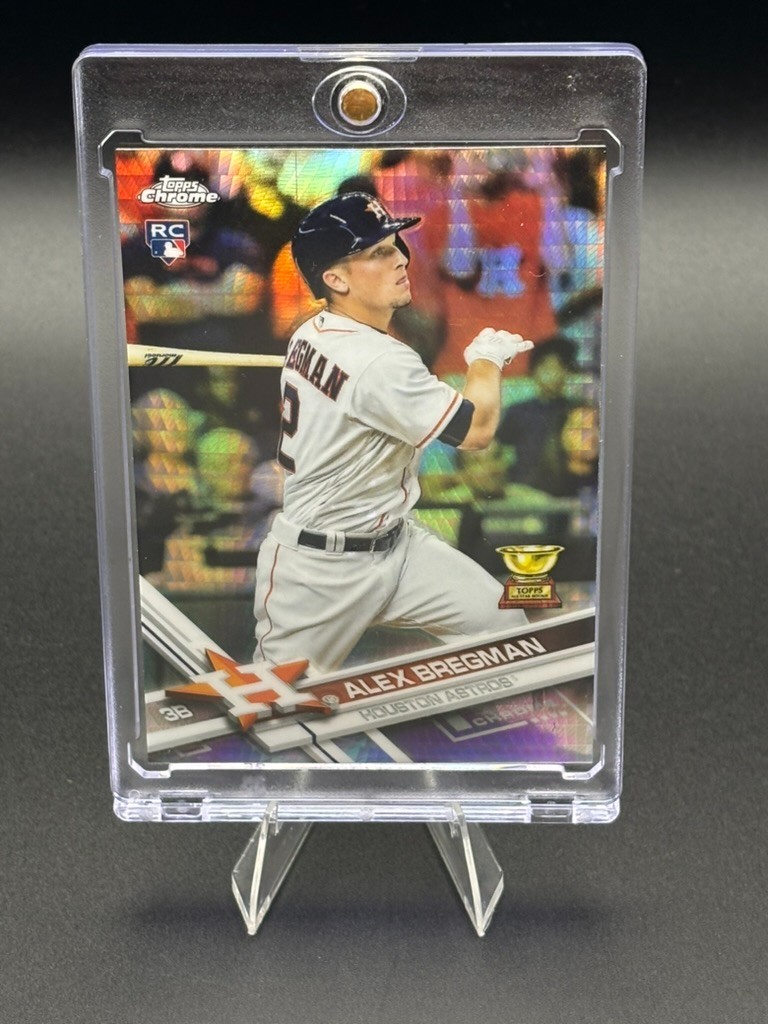 2017 Topps Chrome - Alex Bregman #9 Prism Refractor (RC)