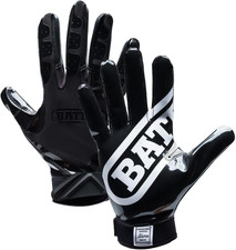 Sports Double Threat Wide Receiver Football Gloves with Ultra Stick Tacky Grip P