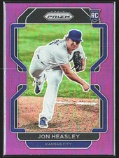 2022 Panini Prizm #167 Jon Heasley Purple Prizm
