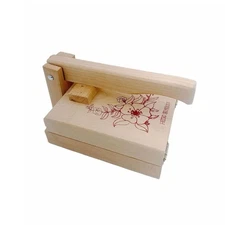 10" Square Wooden Tortilla Press Design Corn Flour Tacos Dough Pressing Maker