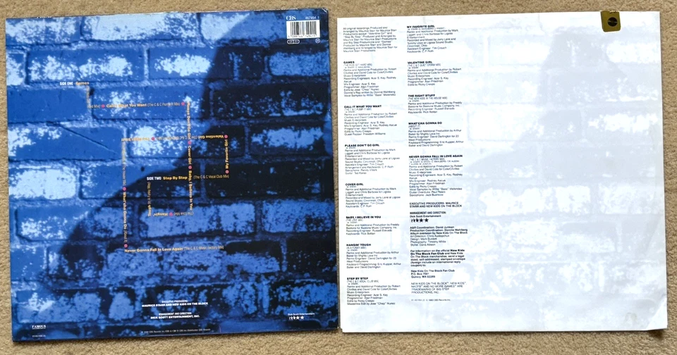 NEW KIDS ON THE BLOCK - No More Games: Remix Album (1991) Vinyl LP Record. NKOTB - Image 4 of 4