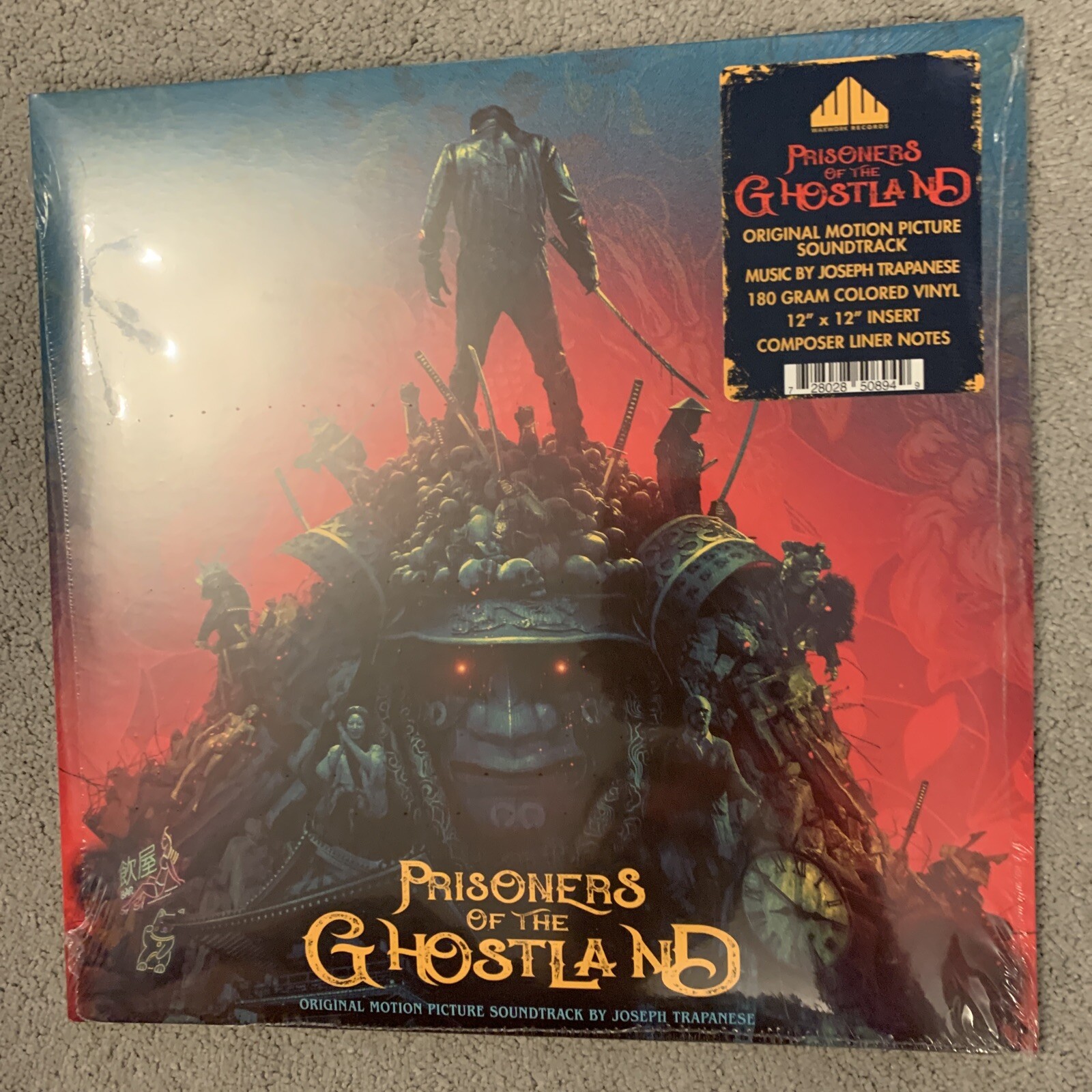 Prisoners of the Ghostland Joseph Trapanese Mondo Vinyl Record, 2022 New Sealed