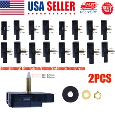 2PCS High Torque Long Shaft Quartz HR1688 Clock Movement Mechanism Replacement