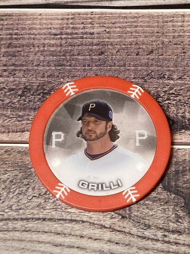 Jason Grilli Topps CHIPZ MLB 2014 Pirates Pittsburgh Red Border