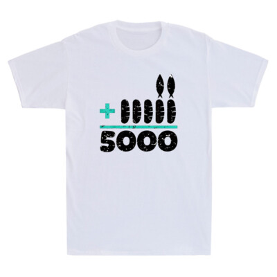 Jesus 2 Fishes 5 Breads 5000 Chosen Against The Current Funny Meme Men's T-Shirt