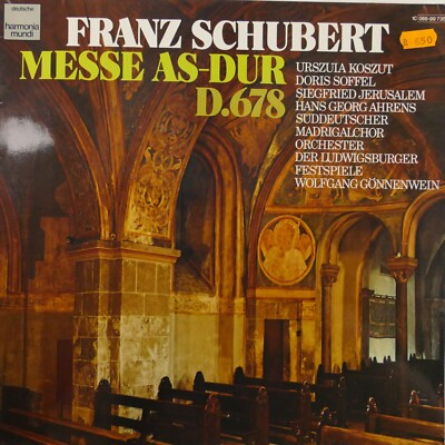 Franz Schubert Messe AS-Dur D.678 1978 EMI 1C 065-99 735 LP-9123