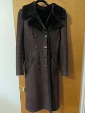 Women's Shearling Coat-Norm Thompson-The Sheepskin Shop-Brown-Size 10