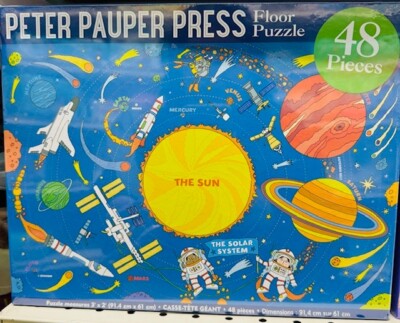 PETER PAUPER PRESS SOLAR SYSTEM PUZZLE