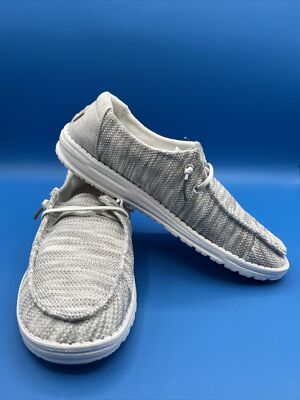 Wendy Stretch Fleece Glacier Grey Hey Dudes For Women Gray Glacier