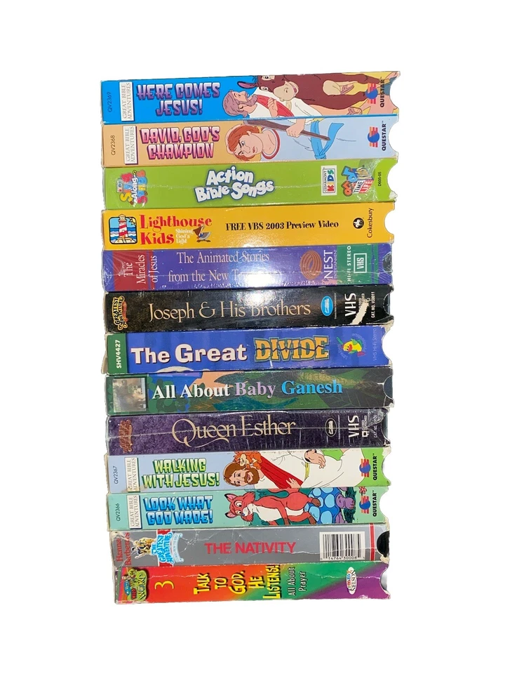 Children’s Religious Christian Cartoon VHS Tapes Animation Rare HTF Late Release - Image 4 of 4