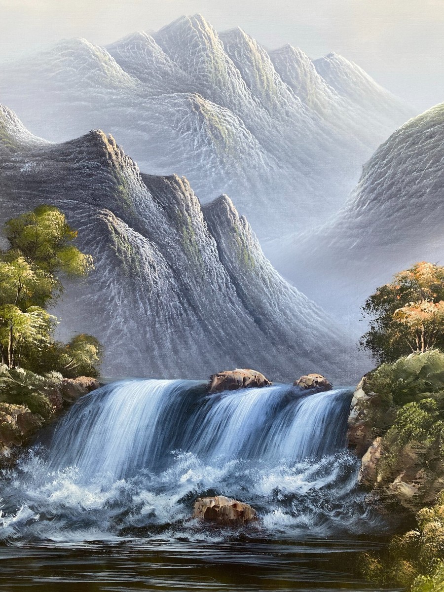 絵画 Mountain waterfall 91fSPnSMotL._UF350,350_QL50_.jpg