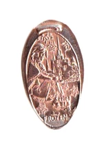 Elongated Penny "Frozen" Walt Disney World Disney Springs Once Upon a Toy Zinc