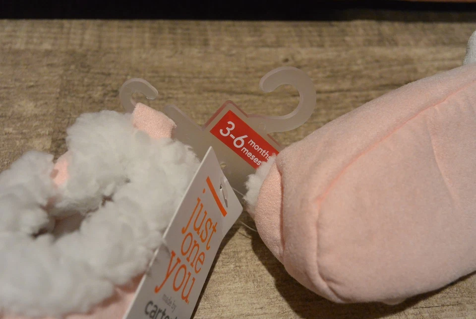 Carter's Rosa Dinosaurio Monstruo Garra Pies Bebé Niña Botines Zapatillas Zapatos 3-6M Foto 4 de 4