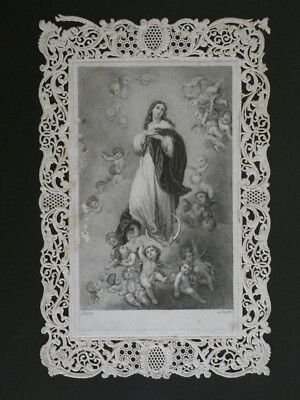 Image Pieuse Canivet Dentelle Sainte Anastasie - Vieux Papier Vaurs