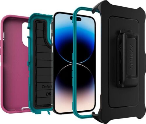 OtterBox iPhone 14 Pro Max (Only) - Defender Series Pro Case & Holster - Picture 15 of 52