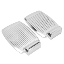 2pcs Wheelchair Footrests Aluminum Alloy Replacement Wheelchair Footplate Pedal
