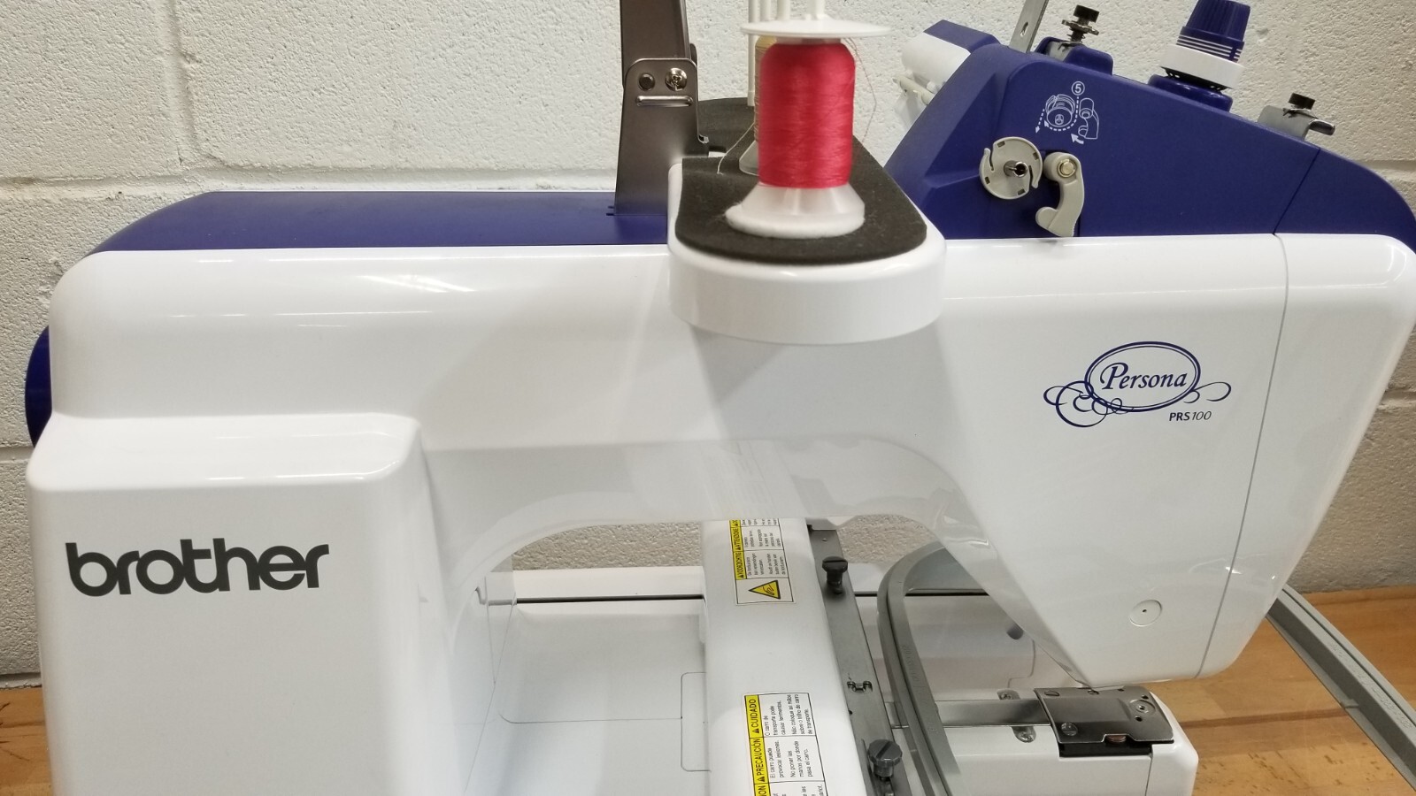 Brother Persona PRS100 Single Needle Embroidery Machine ONLY 13 HOURS