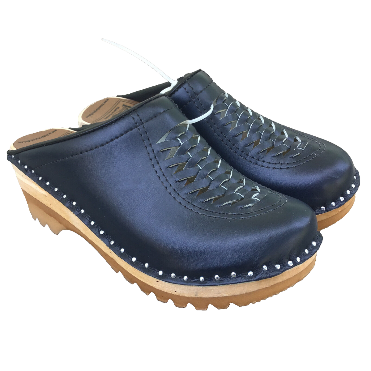 Swedish Clogs Troentorp Wright Black Size US Womens 6 / EU 