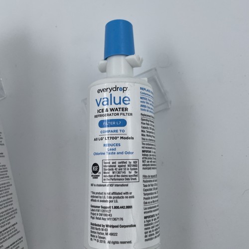 EveryDrop Value FILTER L7 by Whirlpool for LG LT700 200 Gallon NSF Rated Filter - Picture 2 of 4