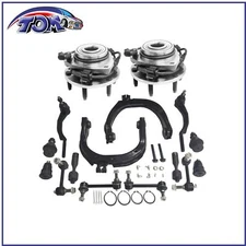 Control Arms Ball Joints Tie Rod 16mm w/ Wheel Hub For Trailblazer Envoy Bravada