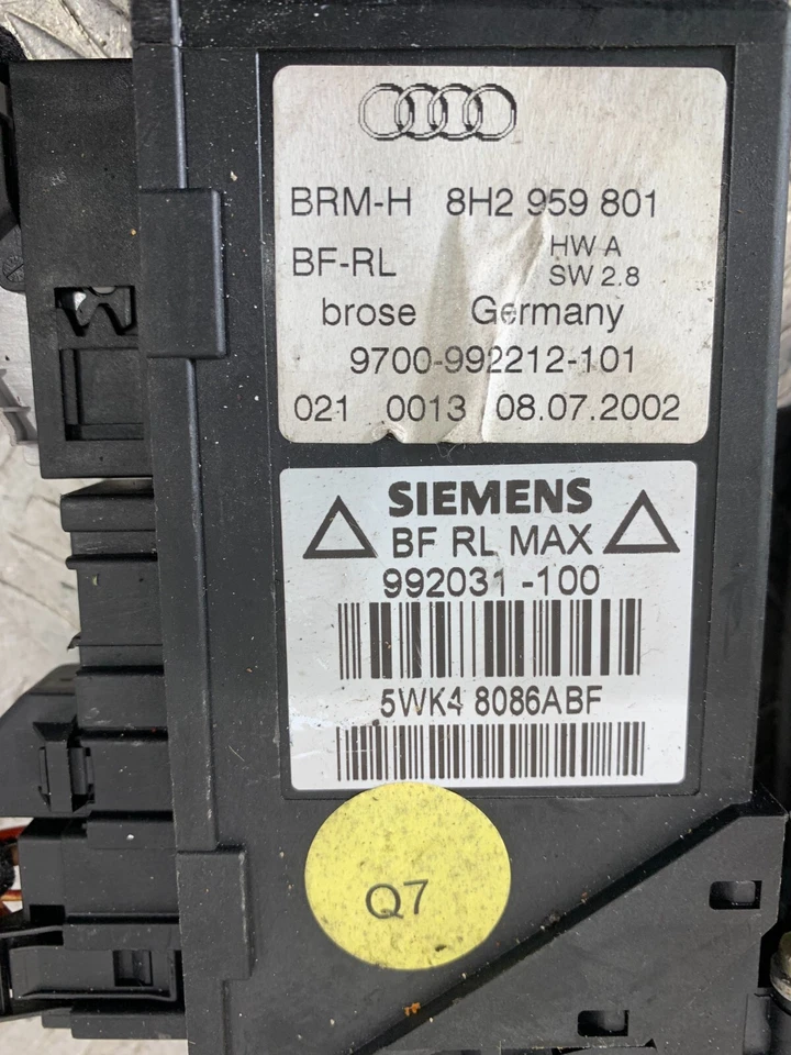 Audi A4 2006 motor ventana delantera lado del pasajero 8H2959801 #2 Foto 2 de 4