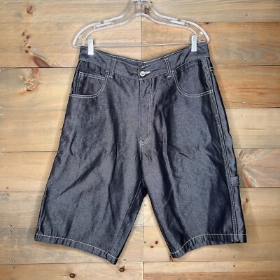 VTG Y2K Platinum FUBU Fat Albert Denim Jean Shorts Jorts Baggy