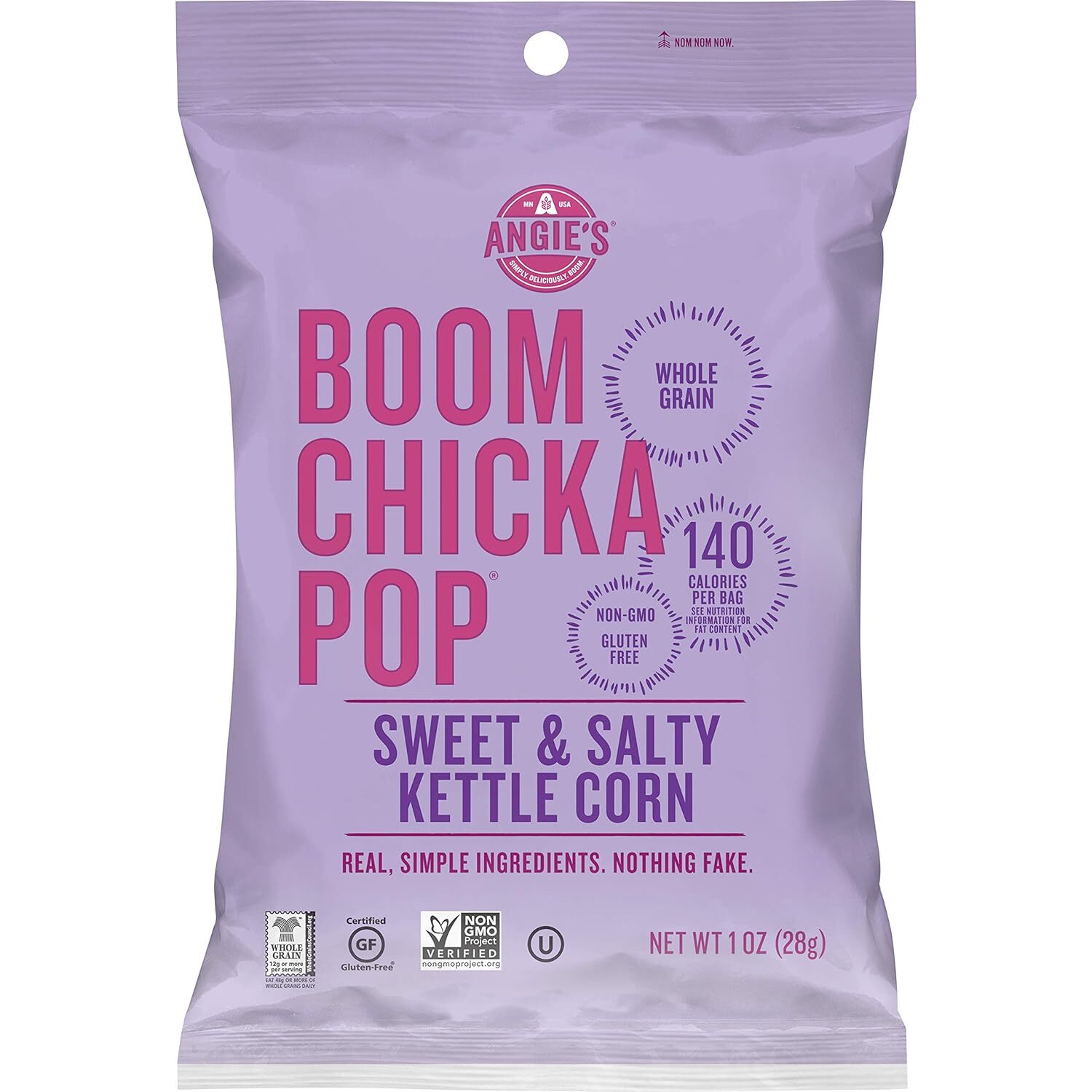 Попкорн AngieS Boom Chicka Pop Сладко-соленая кукуруза в чайнике 1 унция