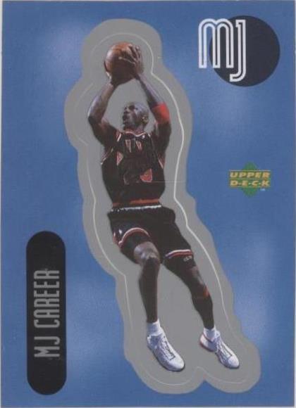 1998-99 Upper Deck Michael Jordan MJ Sticker Collection - Michael Jordan #SU25 - 1 of 2