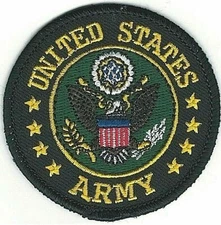 US Army Iron on Sew on Embroidered Patch