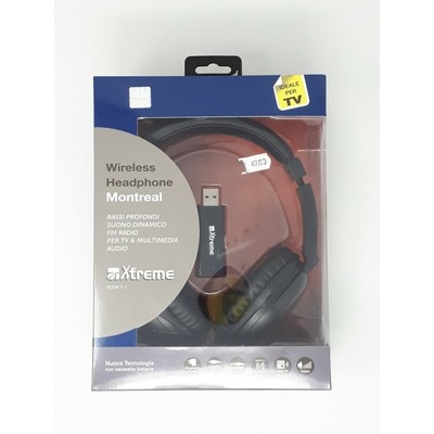Cuffie XTREME Montreal Over-Ear stereo TV Wireless | Deblo.it