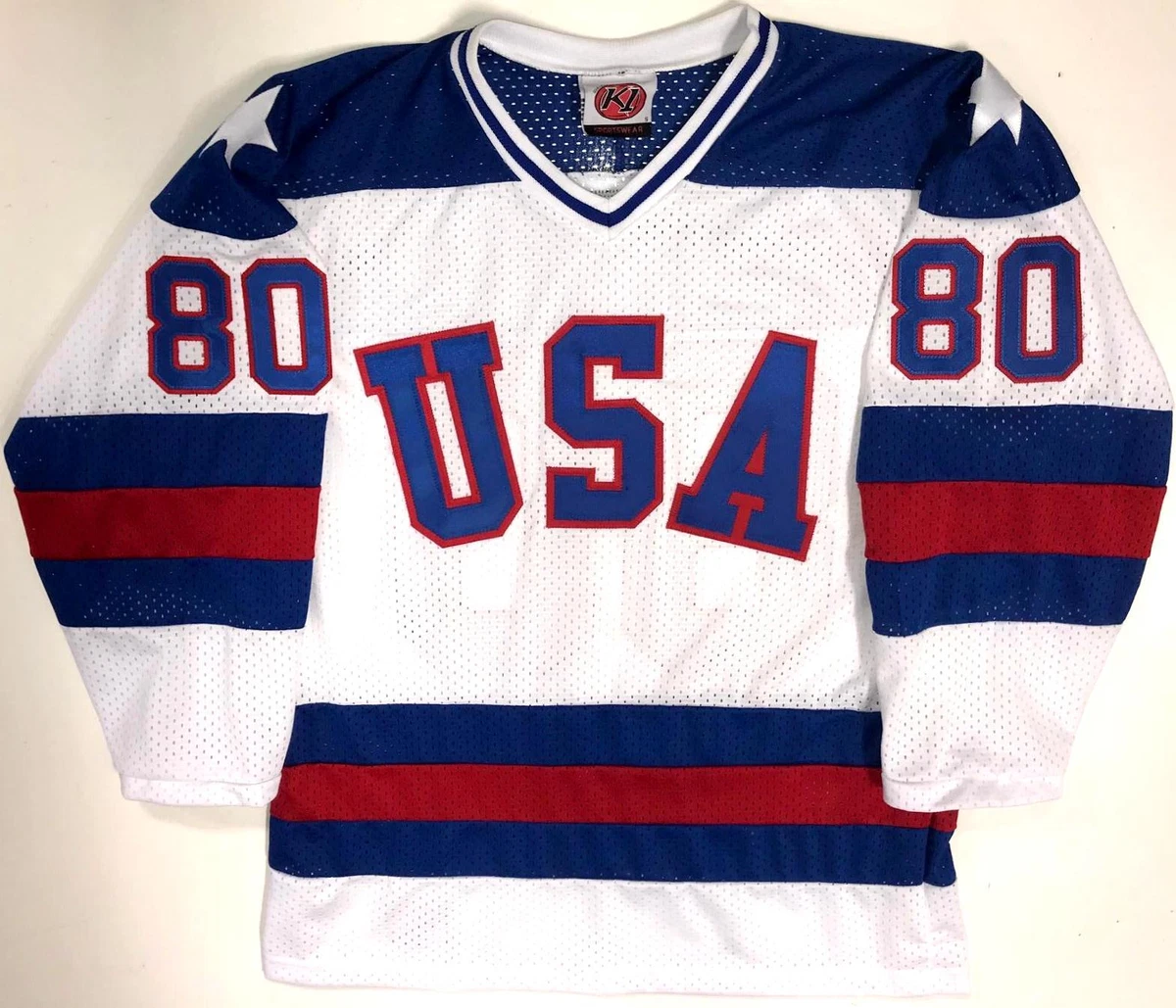 1980 USA Olympic, Miracle On Ice USA Hockey Jerseys at