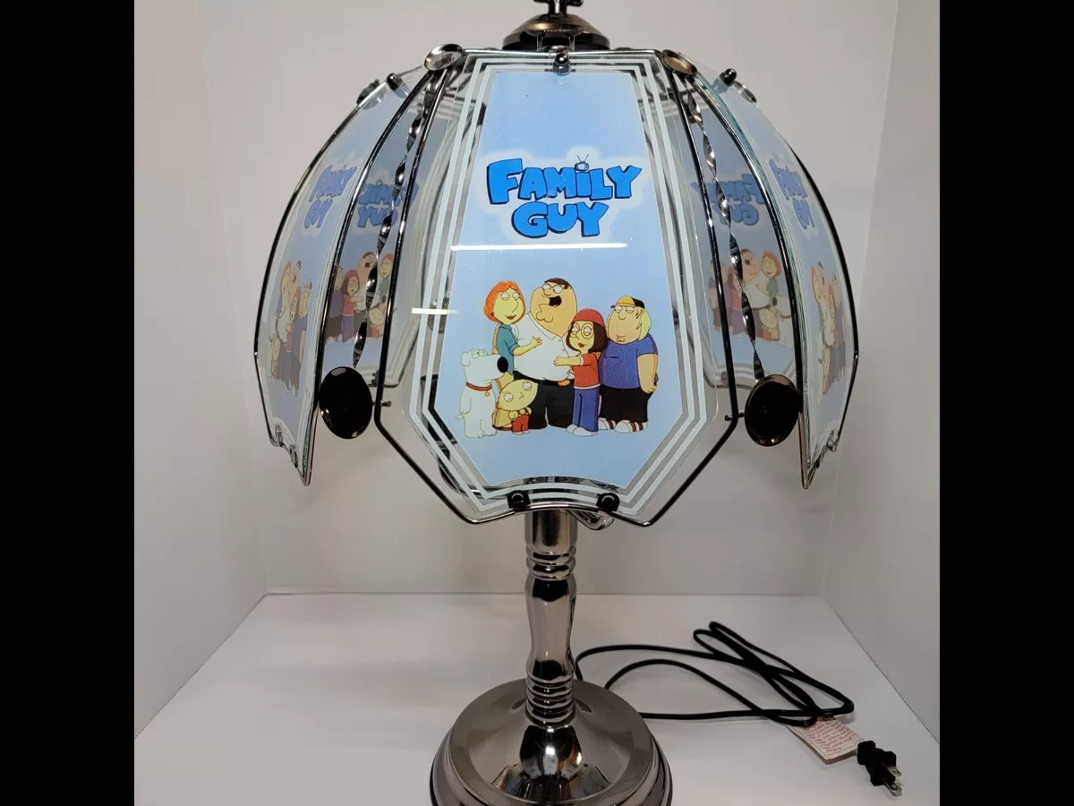 Family Guy SP Black Chrome Touch Lamp Man Cave Lamp Kids Lamp