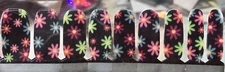 Color Nail Polish Strips, 18ct. Neon Floral  Read Description Below