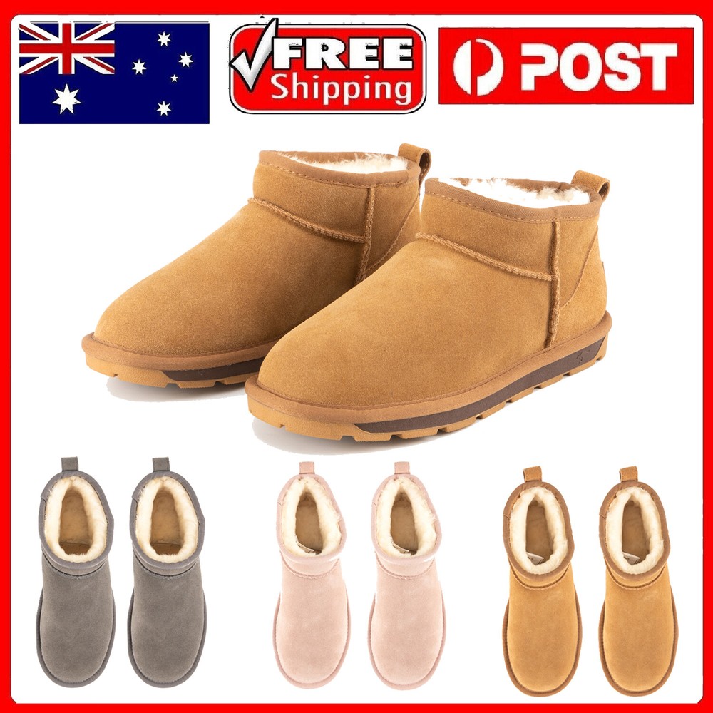 UGG Mini Classic Boots Womens Water Resistant Premium Australian Sheepskin Wool
