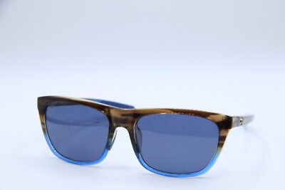 COSTA DEL MAR CHEECA 06S9005-0457 BROWN BLUE POLARIZE AUTHENTIC SUNGLASSES 57-17