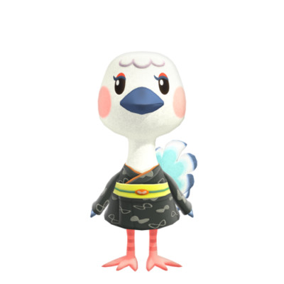 #262 Mini Amiibo Karte für Animal Crossing Blanche / Christa Nintendo Switch