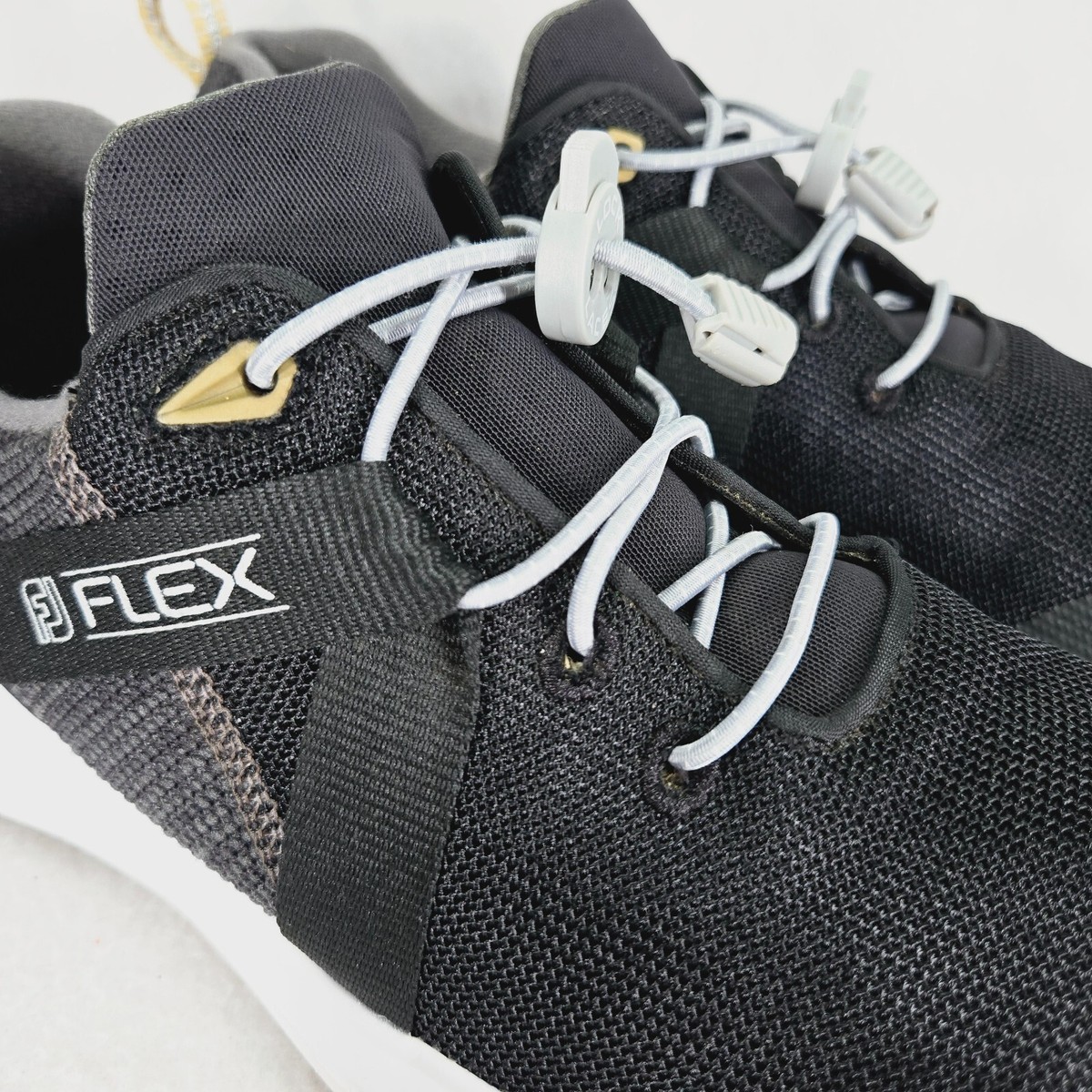 Footjoy Shoes Mens 8 Black FJ Flexx Spikeless Golf Cleats  display picture 3