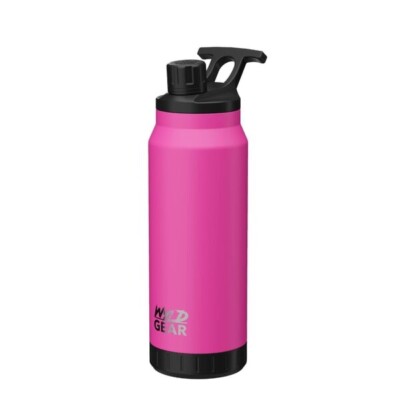 Wyld Gear MAG FLASK 34 OZ (1005 ml), pink, 18/8 Edelstahl, Trinkflasche