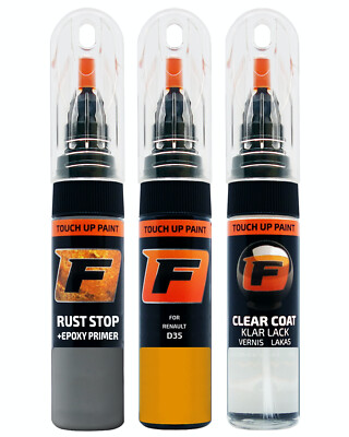 für RENAULT D35 JAUNE LACKSTIFT Reparatur Set Autolack Kratzer
