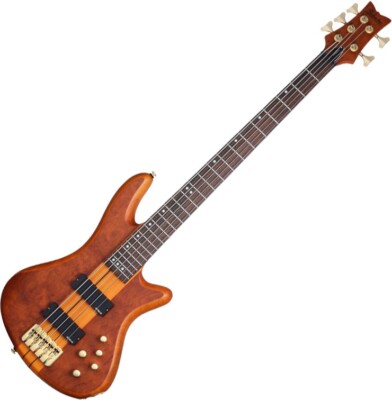 Schecter Stiletto Studio-5 Electric Bass Honey Satin