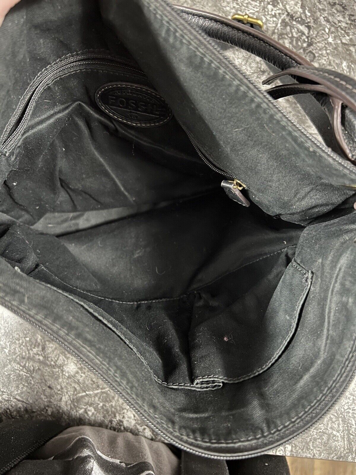 Fossil Karli Hobo Cowhide Leather Bag With Remova… - image 5