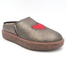ED Ellen Degeneres Women Tillie Clog Slippers Size US 5.5M Matte Bronze Sparkle