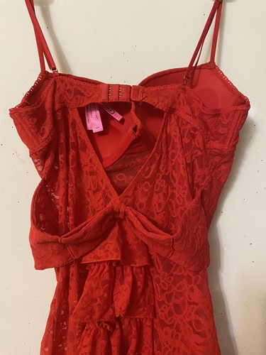 VICTORIA'S SECRET THE LACIE RED BABYDOLL ALLURING PROVOCATIVE SEXY SEDUCTION M - Bild 19 von 24